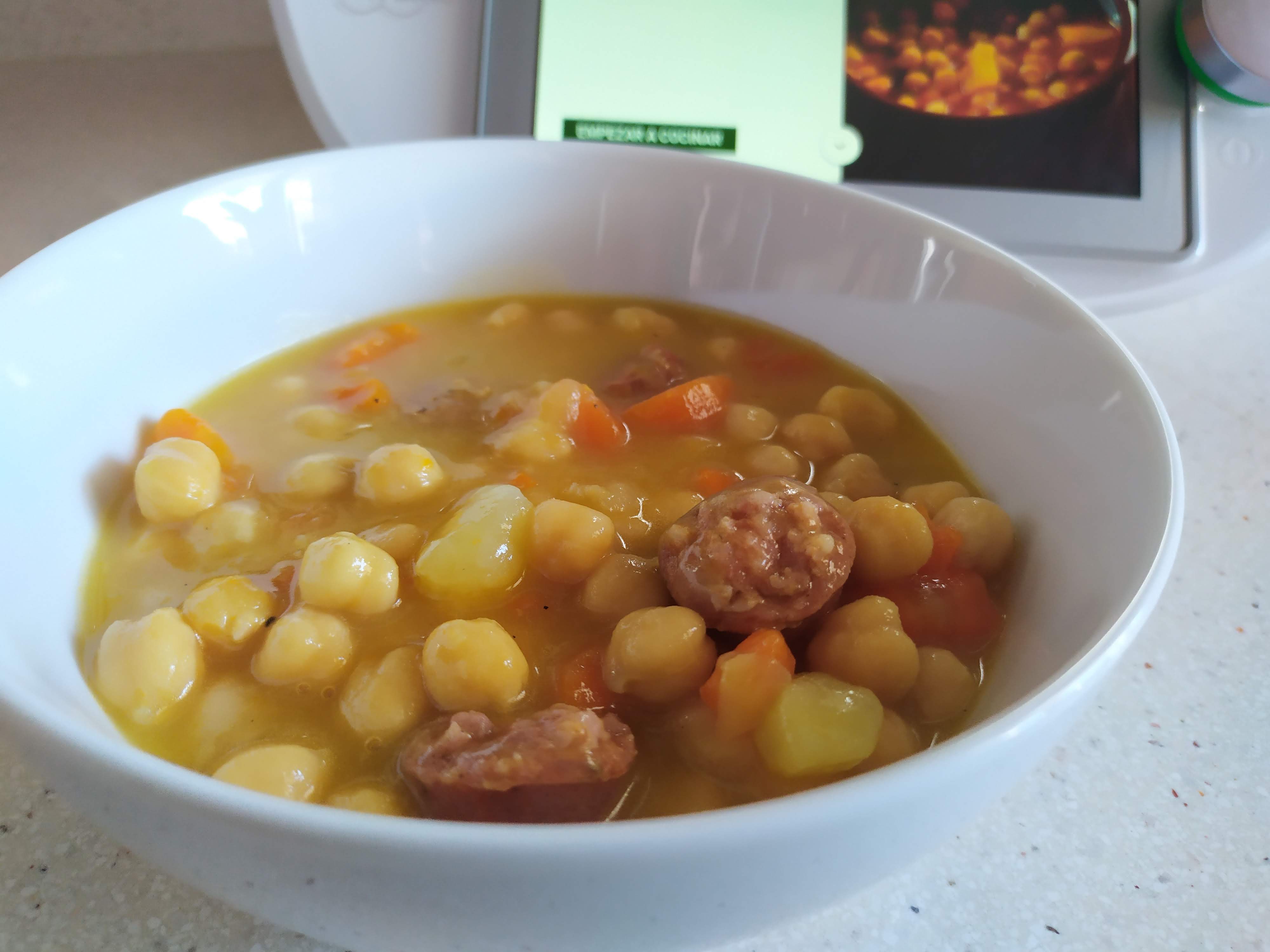 GUISO DE GARBANZOS CON VERDURAS Legumbres y platos de cuchara Blog